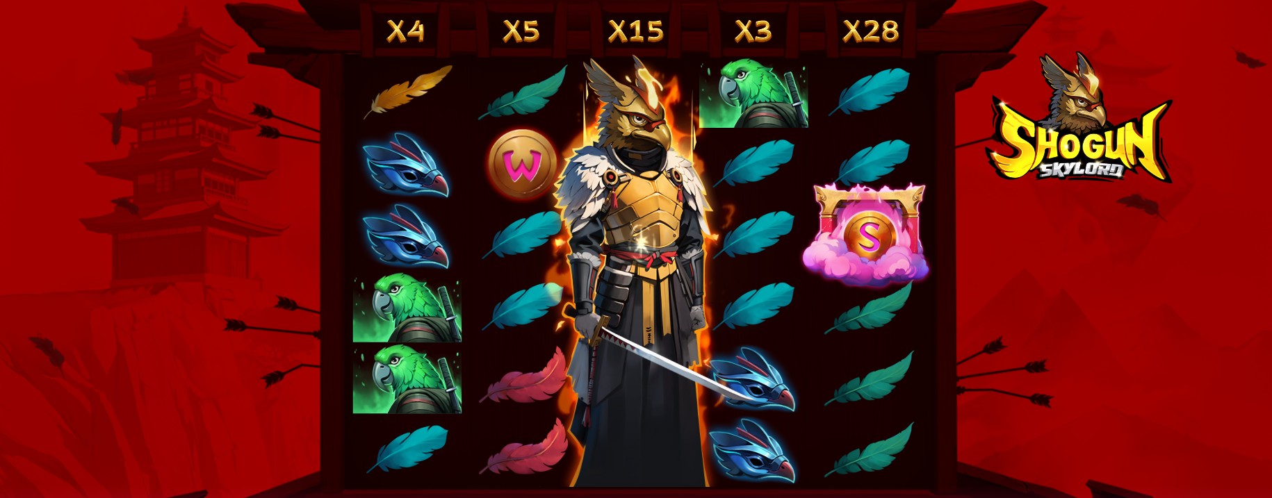 Бясплатныя кручэнні ў Shogun Skylord