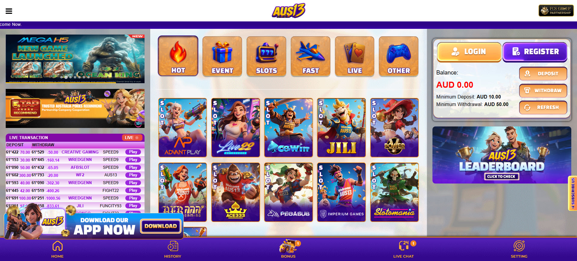 Aus13 Casino