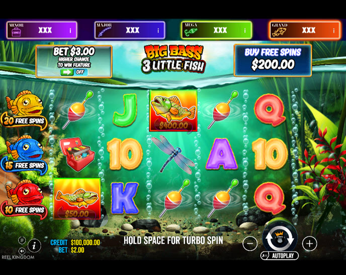 Big Bass 3 Little Fish – Big Bass Jackpot Bonanza