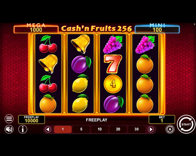 Cash'n Fruits 256 Hold & Win