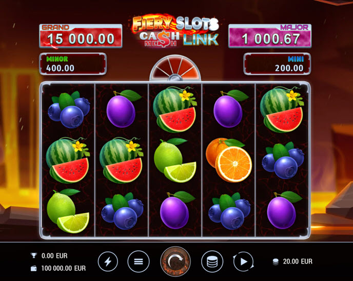 Fiery Slots Cash Mesh Link