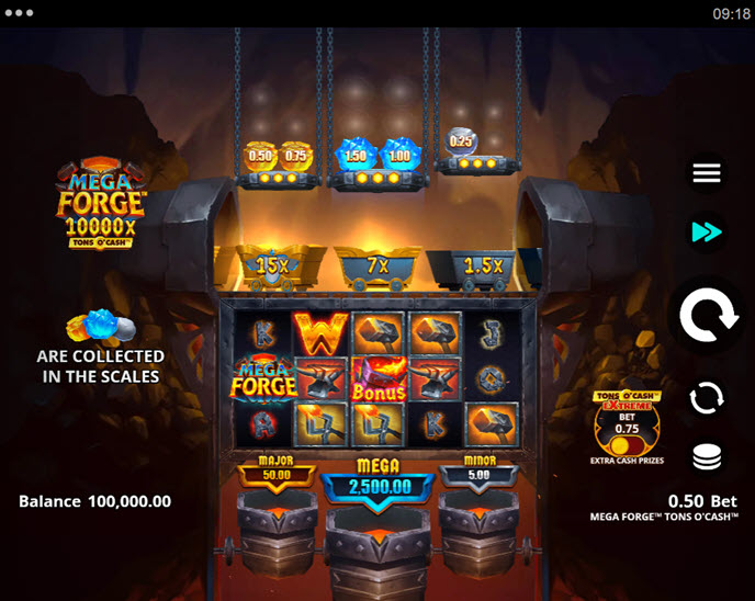Mega Forge Tons O'Cash