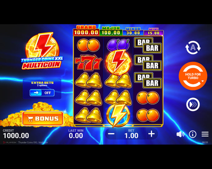 Thunder Coins XXL: Multicoin