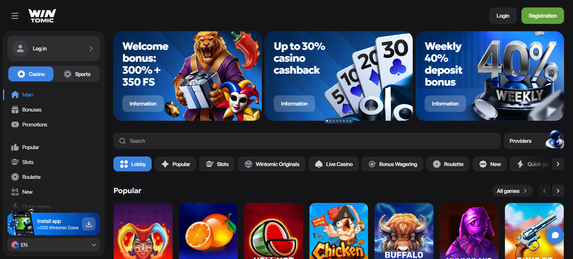 Wintomic Casino