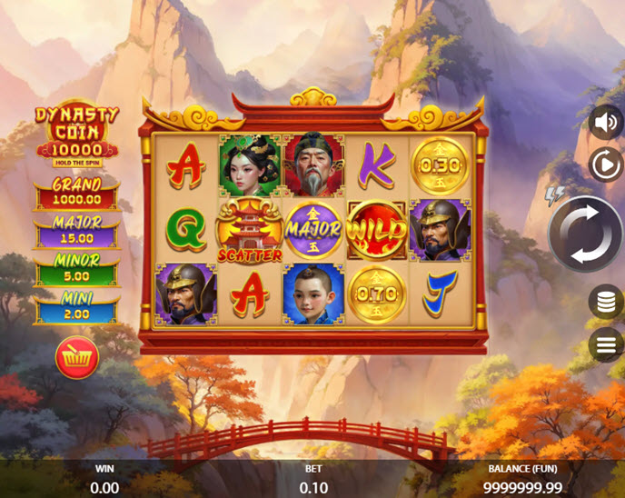 Dynasty Coin 10,000: Hold The Spin