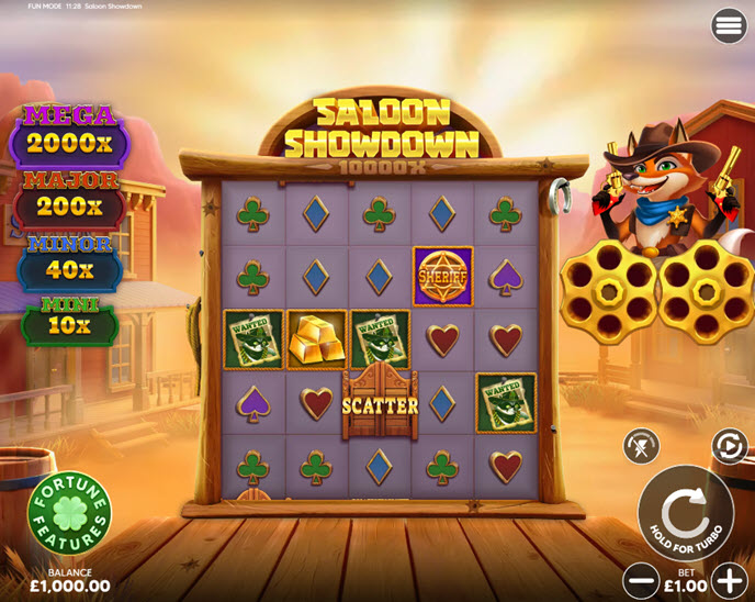 Saloon Showdown 10,000x