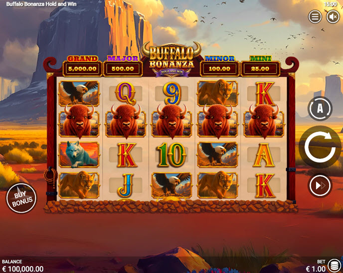 Buffalo Bonanza: Hold and Win
