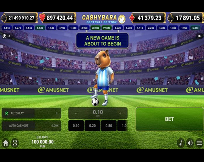 Cashybara Football Edition