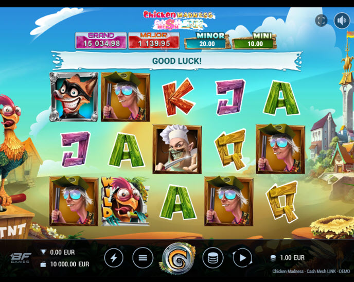 Chicken Madness Cash Mesh Link