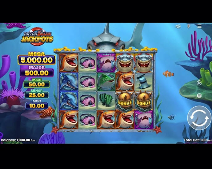 Razor Shark Jackpots