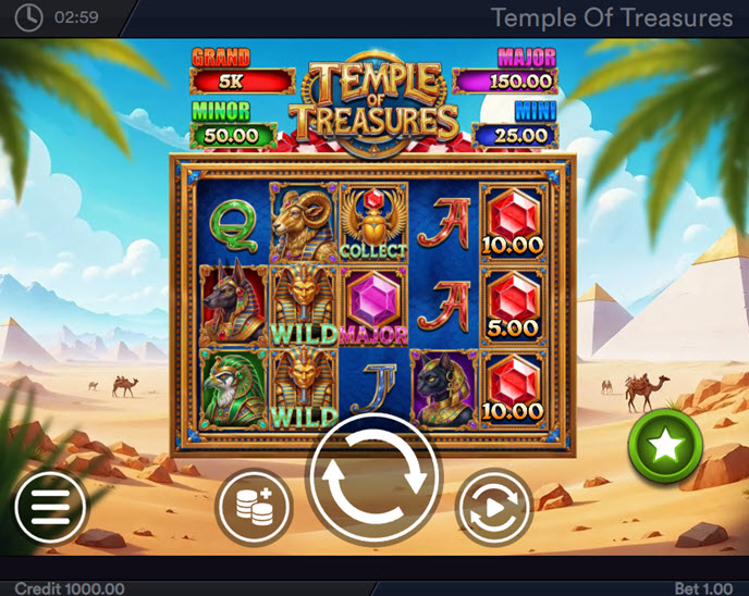 Temple of Treasures (Esa Gaming)