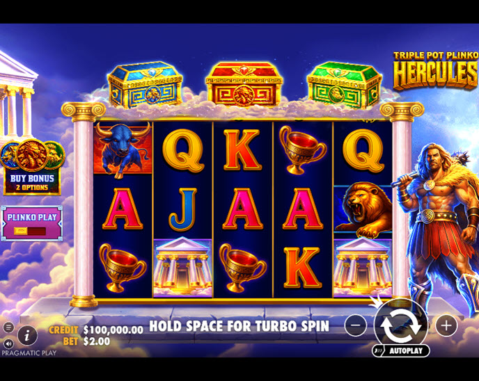 Triple Pot Plinko Hercules