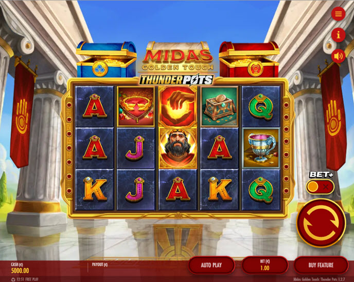 Midas Golden Touch: Thunder Pots